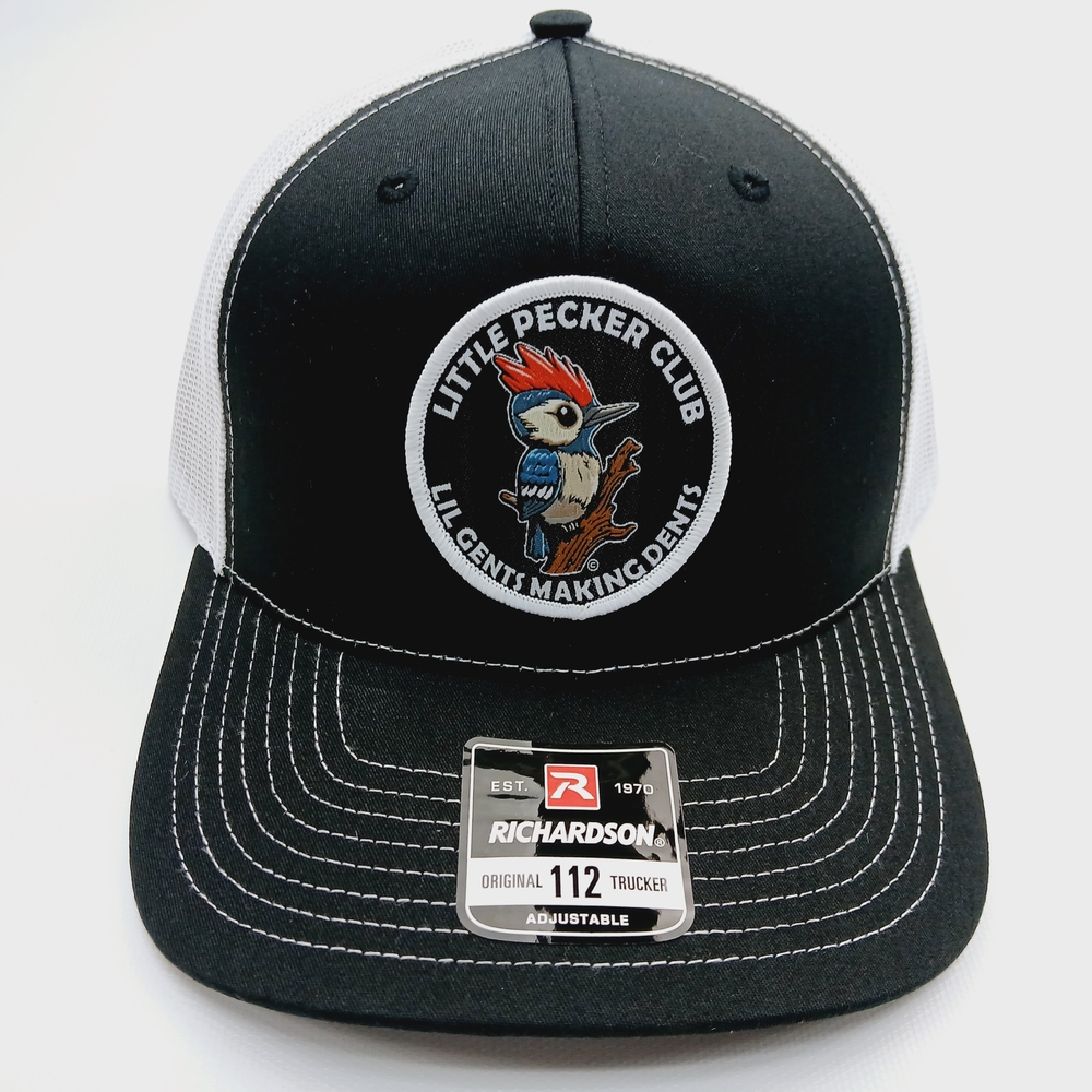 Richardson Black and White Trucker Hat
